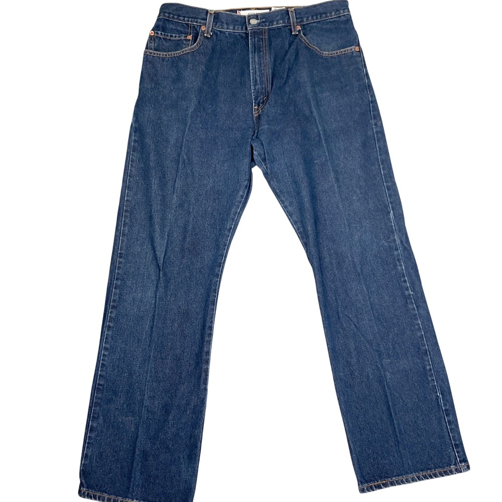 Levis 517 Jeans Mens 38W 32L Blue Bootcut Straight Bat Streetwear Denim Cotton